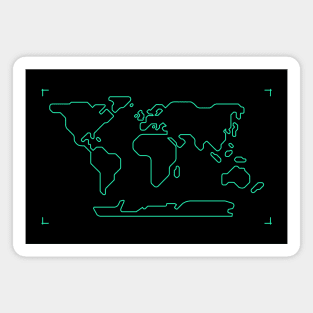 World Map Magnet